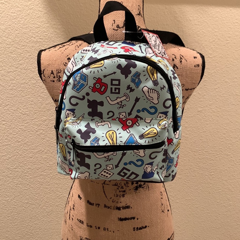 Authentic Bioworld Hasbro Monopoly Gaming Backpack
